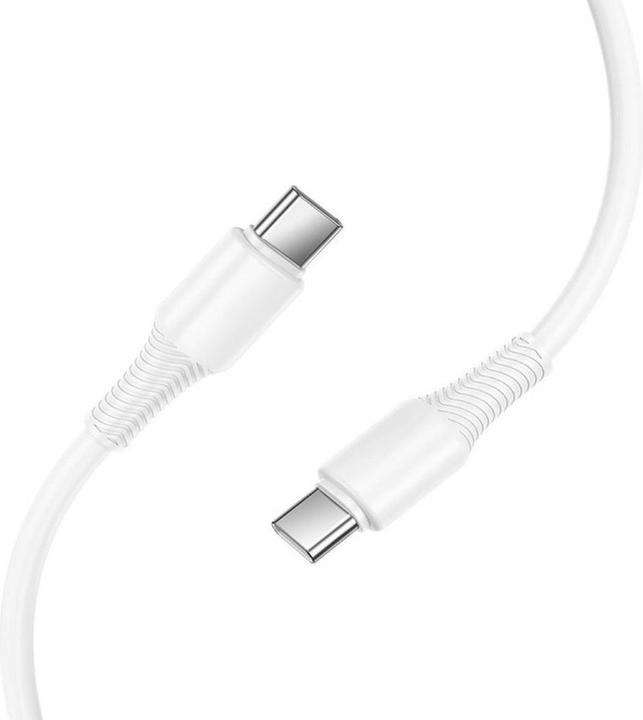 Produktbild Hoco Cable Cable USB C to USB C 3A 60W 1 m X120 white (1 m, 60 W)