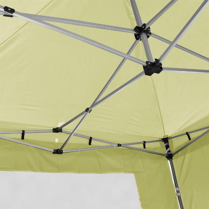 Produktbild VCM PROFI Falt Pavillon mit 4 Seitenteilen 3x3m champagner wasserdichtes Dach Zelt (300 cm, 300 cm)