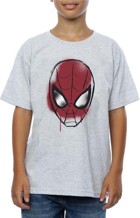 Produktbild SpiderMan Face Sketch TShirt Jungen (152, 158)