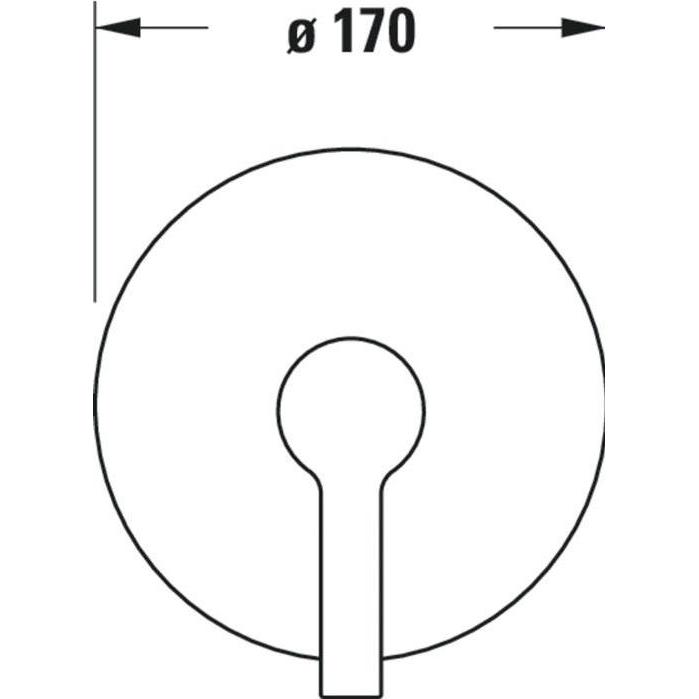 Thumbnail - Duravit, Badarmatur, Fertigmontage-Set B.2 f Unterputz-Brausemischer m Umstellven c