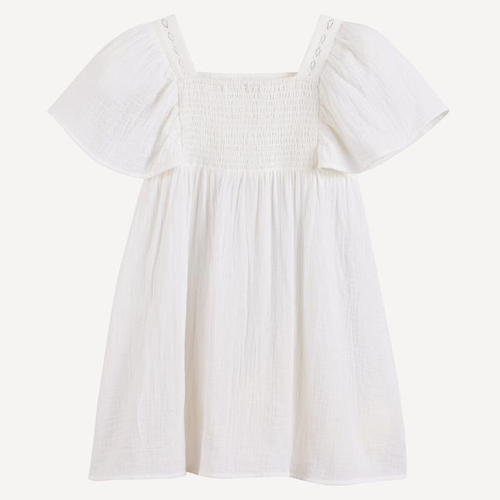 Actual product image La Redoute Collections Besticktes Festkleid mit Volants an den Schultern (140)