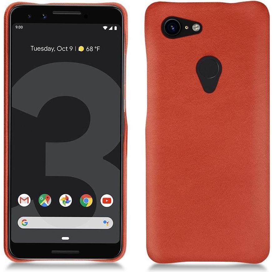 Noreve Lederschutzhülle (Google Pixel 3), Smartphone Hülle, Orange