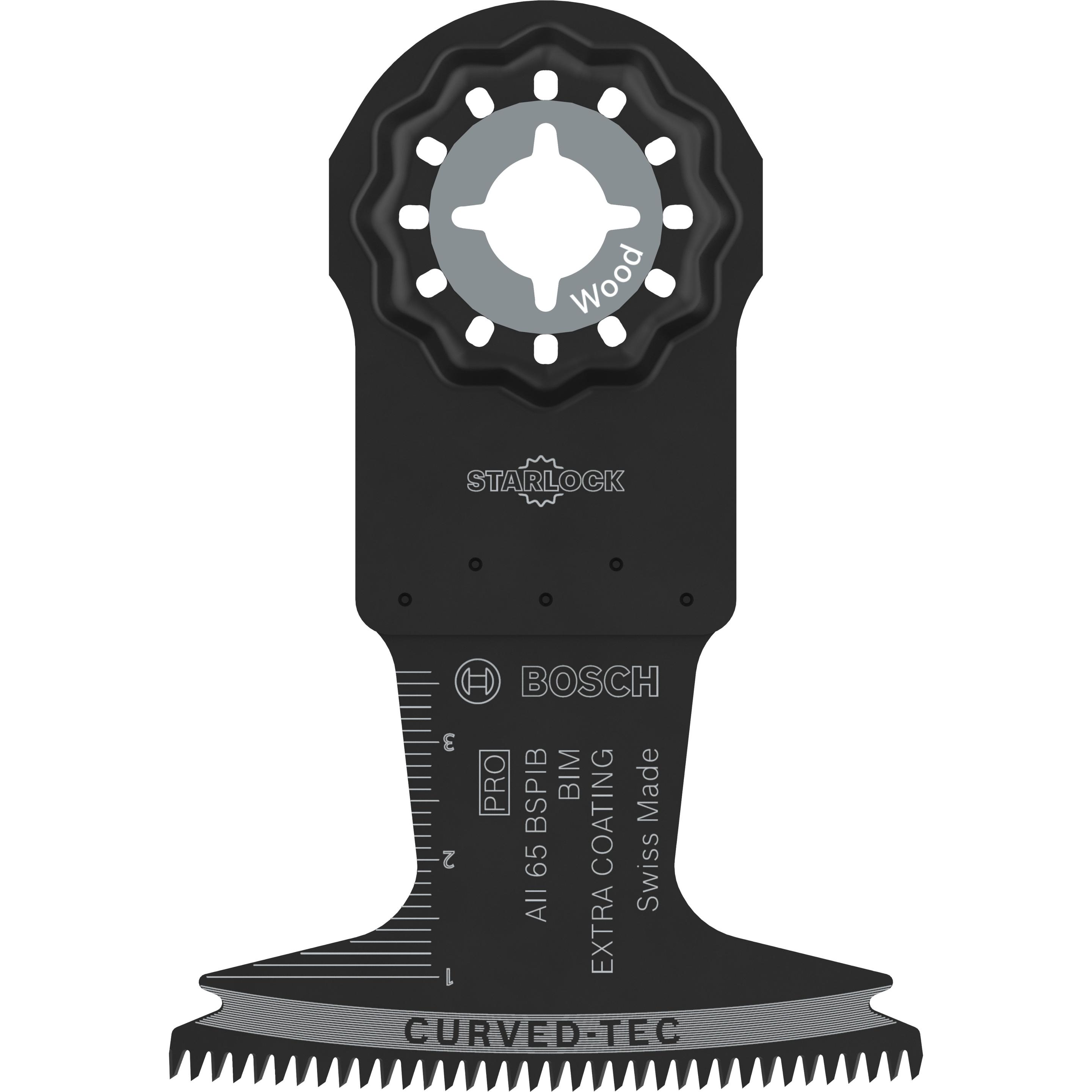 Bosch Professional Zubehör, Sägeblatt, PRO AII 65 BSPIB Blatt für Multifunktionswerkzeuge, 65 x 40 mm