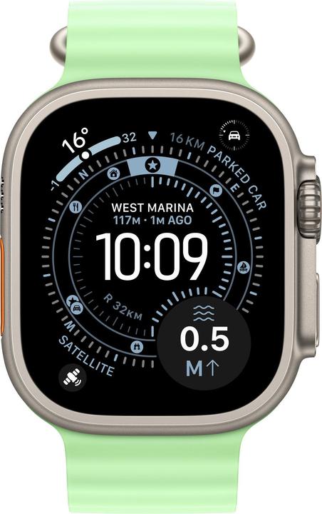 Image du produit Apple Ocean Band (49 mm, Fluoroélastomère, Titane)