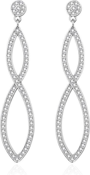 Immagine prodotto Agato - Elegant dangling earrings with zircons AGT-E034PW