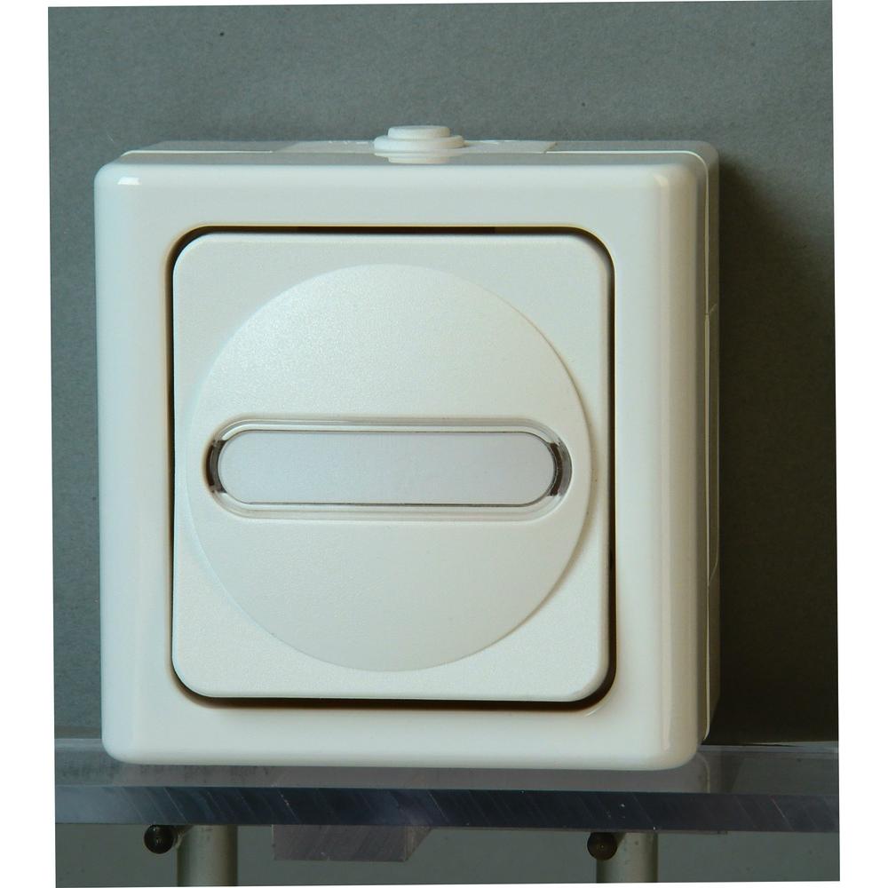Kopp APWG Blue Electric 5606.0200.7 Aus-Wechsel arktis-weiss, Taster + Schalter, Weiss