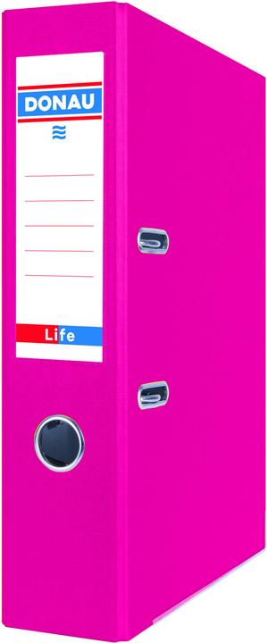 Produktbild Donau Ordner life, neon, a4/75 mm, rosa (A4)