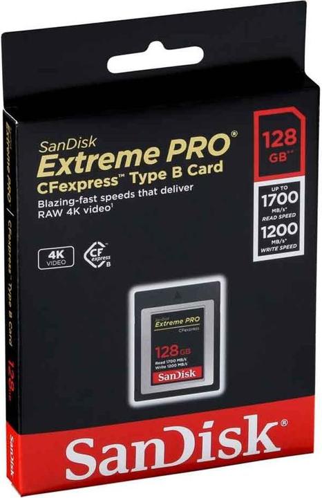 Produktbild Sandisk Extreme Pro (128 GB, CFexpress Typ B)