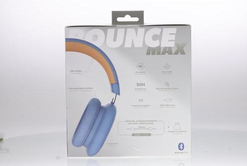 Produktbild T'nB TNB Casque bluetooth Bounce Bleu (ANC, 50 h, Kabellos)