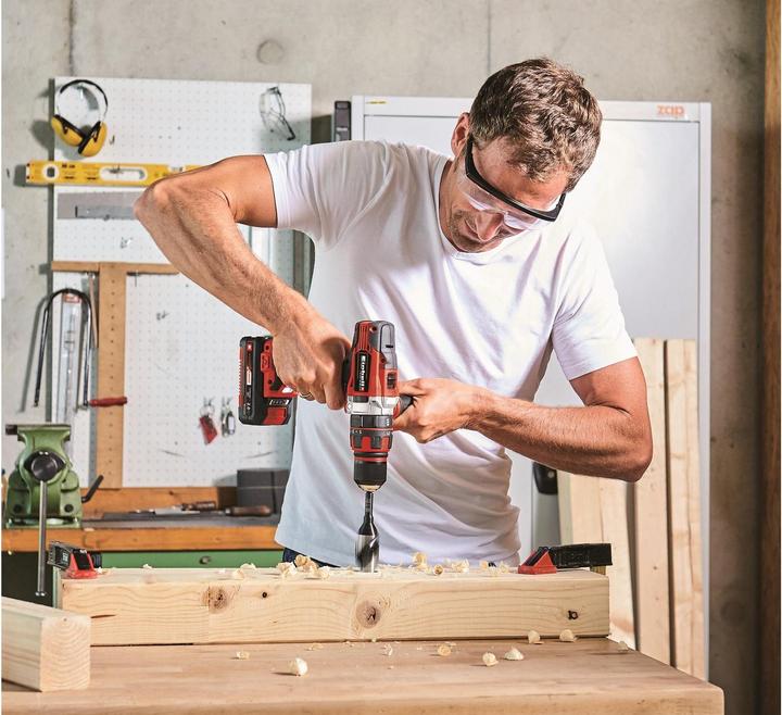 Actual product image Einhell Cordless impact drill TE-CD 18/48 Li Kit