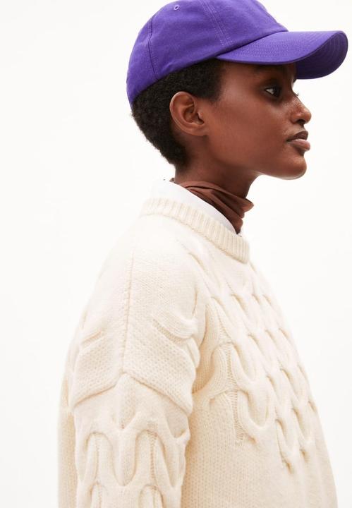 Produktbild Armedangels Alaania Pullover Stand-Up Collar Oatmilk (M)