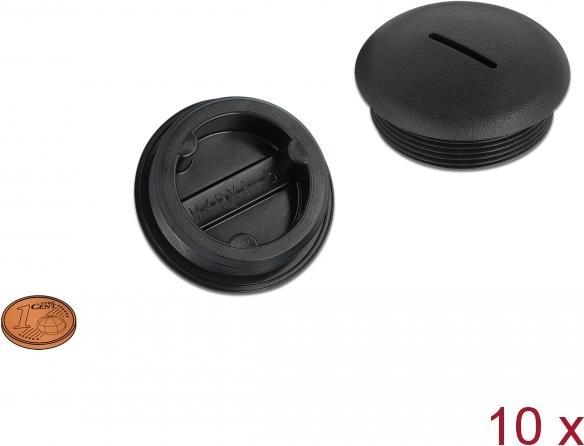 Actual product image Delock Sealing Plug - Black (Pack