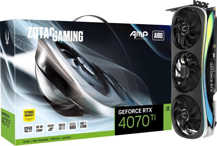 Produktbild Zotac GEFORCE RTX 4070 Ti 12 GB AMP EXTREME AIR (12 GB)
