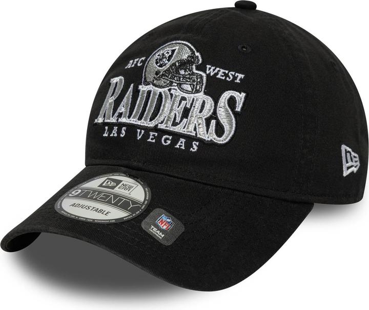 Actual product image New Era 9Twenty Adjustable Cap - Helmet Las Vegas Raiders