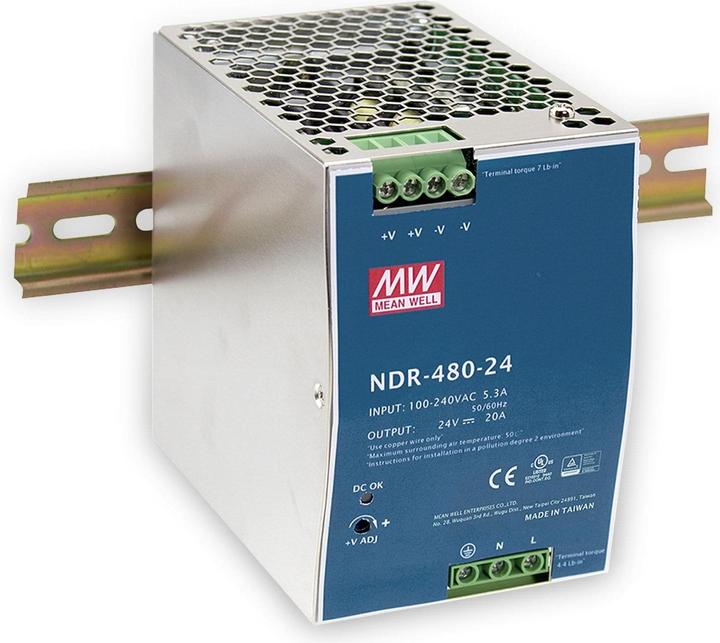 Image du produit MeanWell Alimentation électrique sur rail DIN (rail DIN)
