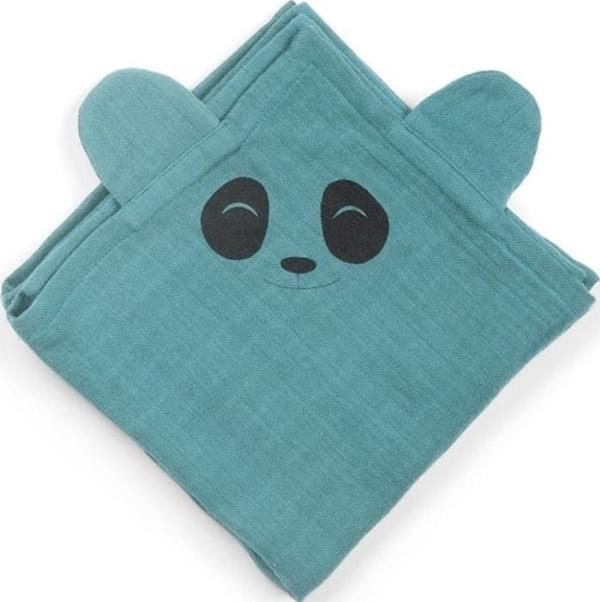 Nuuroo - 2 pieluszki PANDA Lead 70 x 70 cm (70 cm, 70 cm)