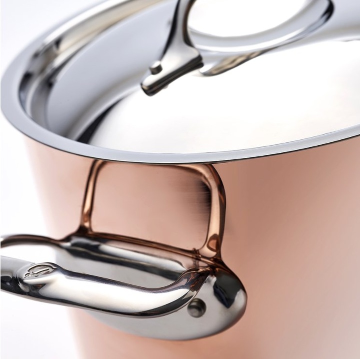 Produktbild de Buyer Kochtopf mit Deckel (20 cm, Kochtopf, Kupfer, Edelstahl)