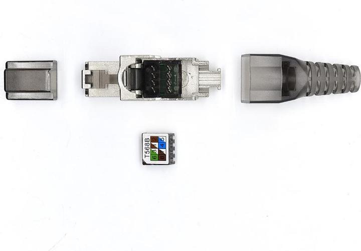 Image du produit WP Rack & Cabling Wp Europe Connecteur Modulaire Cat.6A Stp Avec (Câble réseau Connecteur)