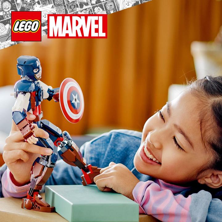 Actual product image LEGO Captain America Building Figure (76258, LEGO Marvel)