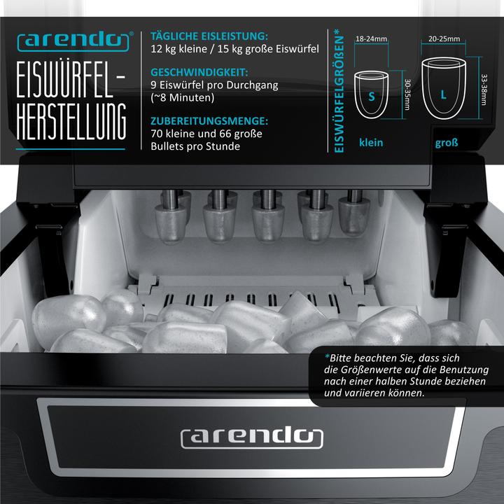 Image du produit Arendo Machine à glaçons