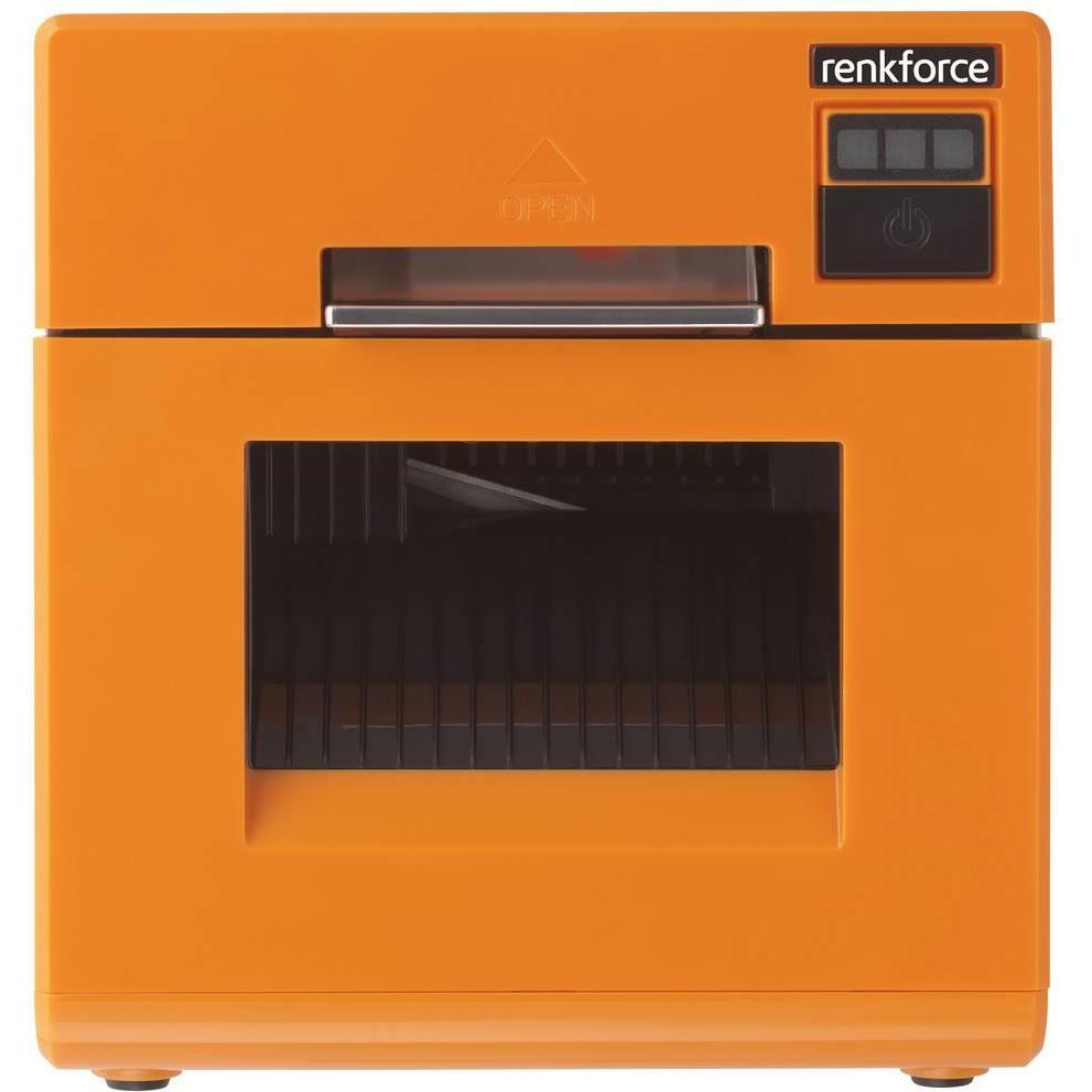 Thumbnail - Renkforce RF-HSP-500 Thermotransfer-Drucker Schrumpfschlauch-Beschriftung USB 2. (300 dpi), Etikettendrucker, Weiss, Ora...