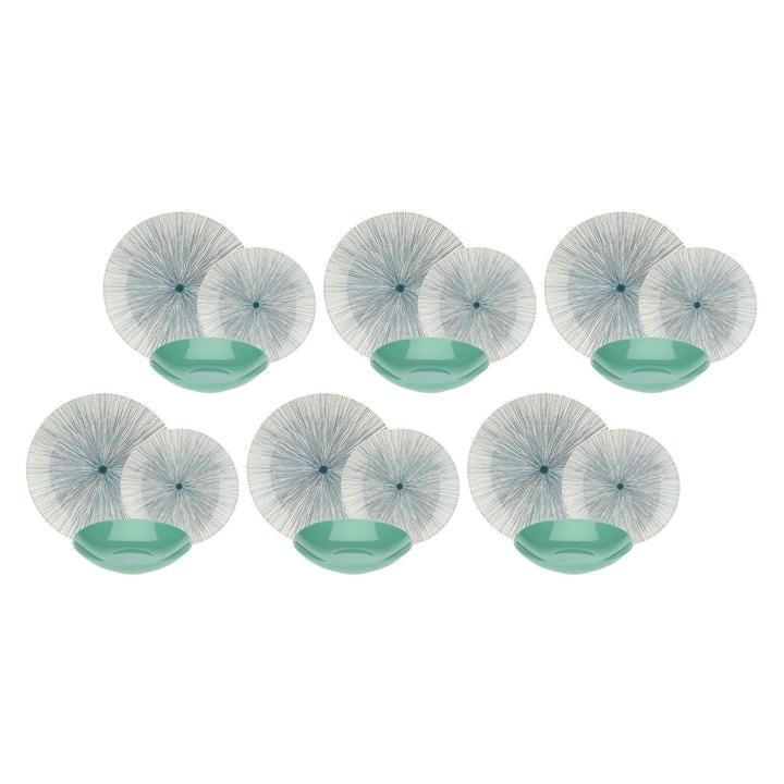 Rose Tulipani Dinner service for 6 people Warm on Me (18 Piece)