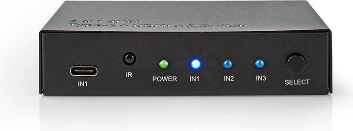 Nedis 3-Port (HDMI/USB-C, Switch - 4K 60Hz