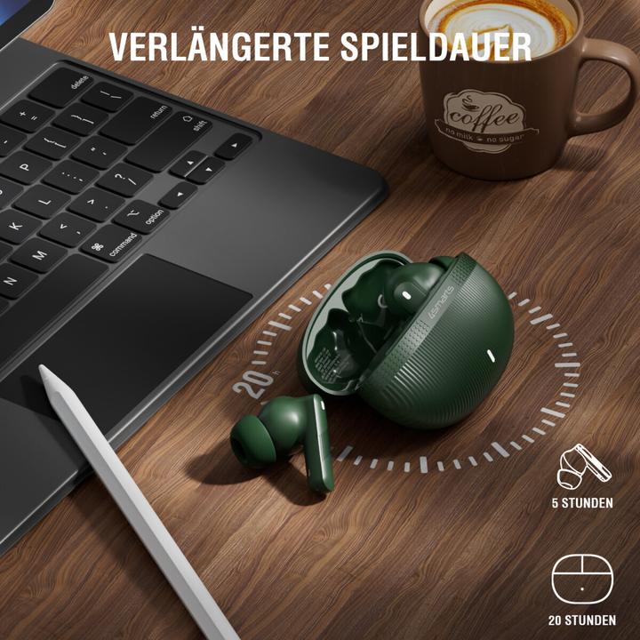 Actual product image 4smarts TWS Bluetooth Kopfhörer SkyBuds Pro ANC (ANC, 20 h, Wireless)