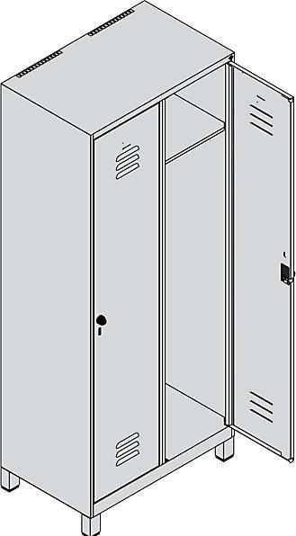 Actual product image C+P Classic PLUS locker (80 cm, 195 cm)