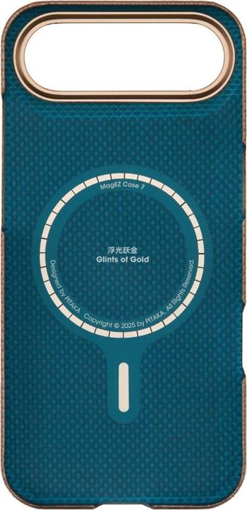 Produktbild Pitaka MagSafe Backcover aus echtem Aramid Ultra-Slim Case Golden Glint (Apple iPhone Air)