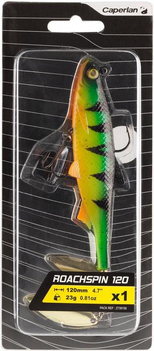 Immagine prodotto Caperlan Alosa di gomma con lame da spinning Pesca a spinning (12 cm)