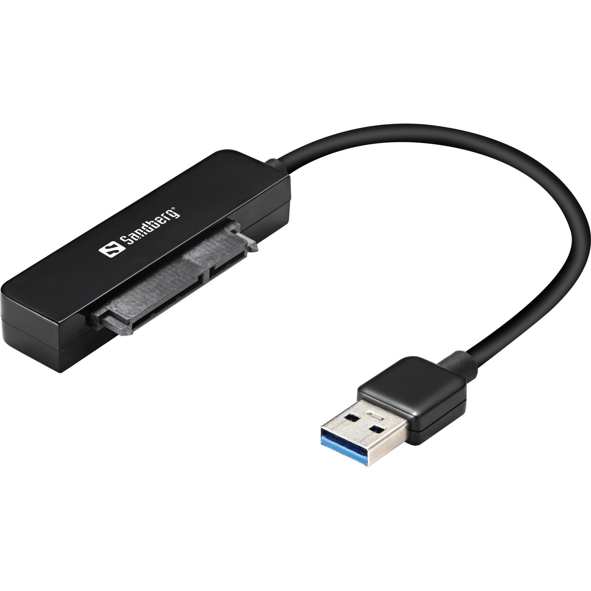 Sandberg 133-87 (USB-A), Dockingstation + USB Hub, Schwarz