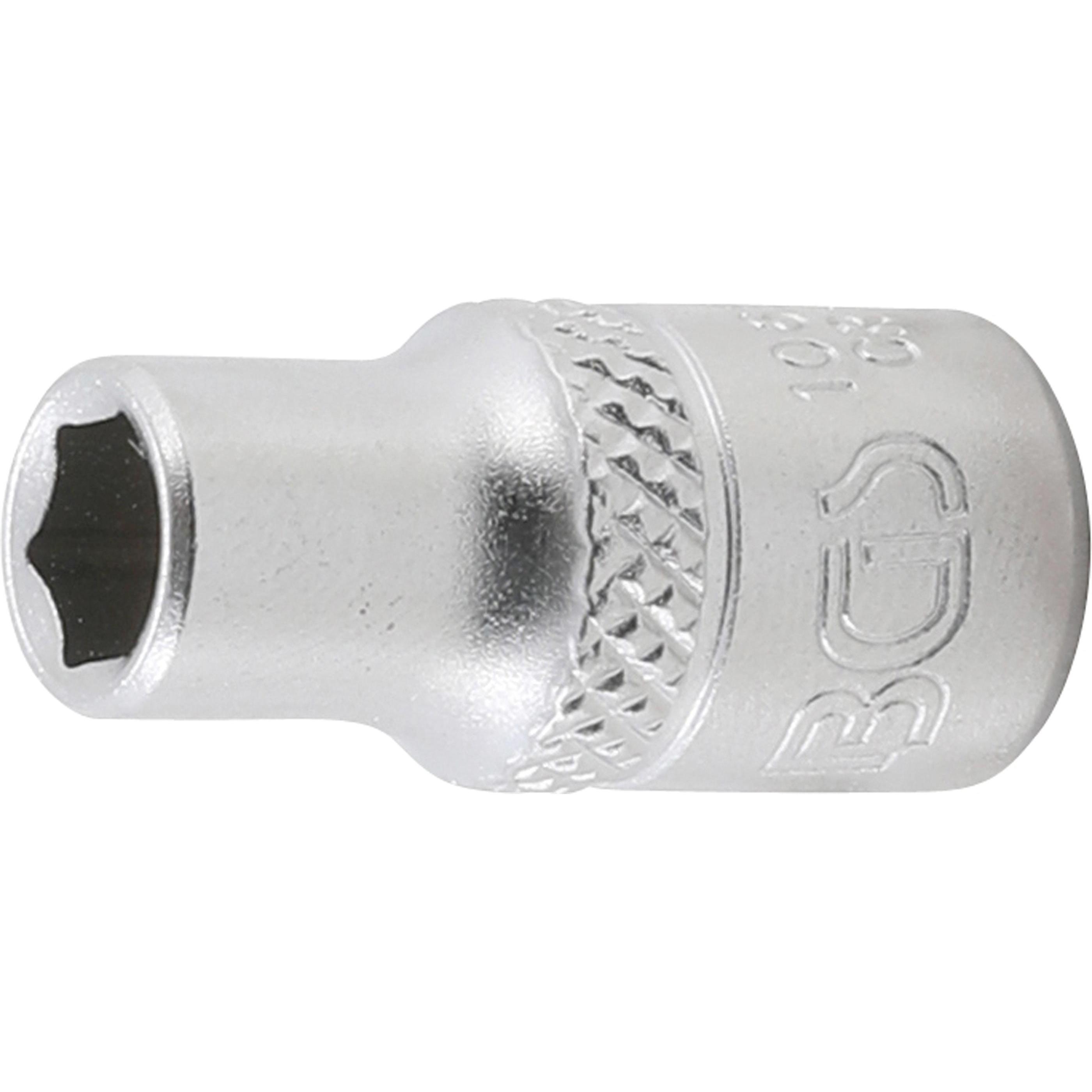 BGS, Steckschlüssel + Stecknuss, Steckschlüssel-Einsatz Sechskant Antrieb Innenvierkant 6,3 mm (1/4") SW 7/32" (7/32")
