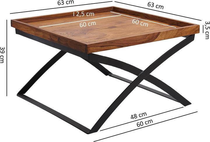 Actual product image Wohnling Kundai (63 x 63 x 39 cm)