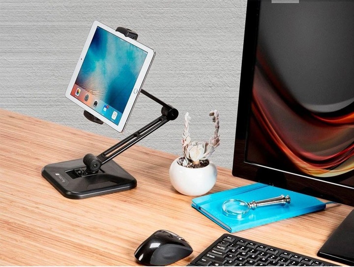 Image du produit Techly Np Extensible Support - Kit de fixation (montage mural, support pour bureau)