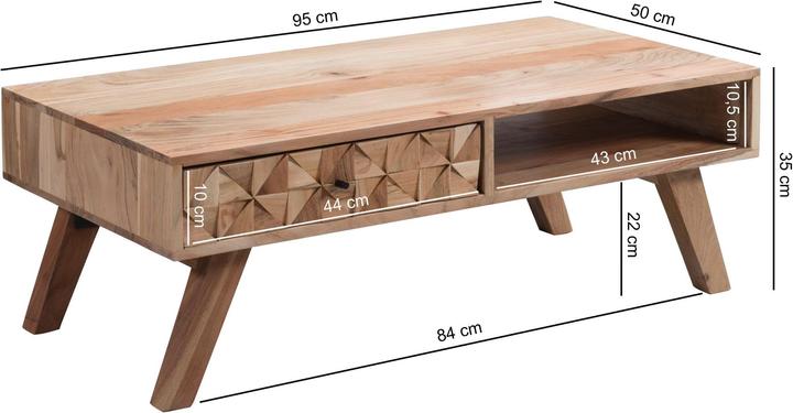 Produktbild Wohnling Rewa (95 x 50 x 35 cm)