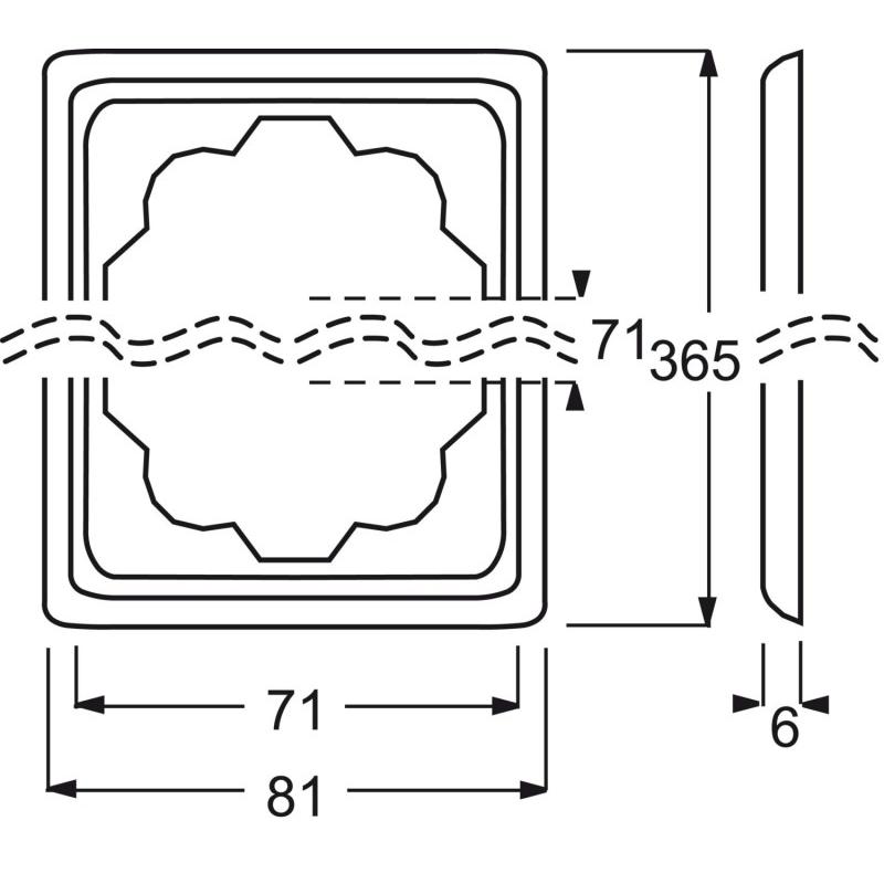 Thumbnail - Busch-Jaeger, Zubehör Schalterprogramm, Abdeckrahmen 5-fach Rahmen 2CKA001754A4316