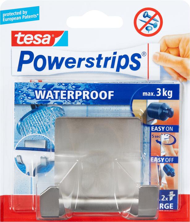 tesa Powerstrips Waterproof Haken ZOOM