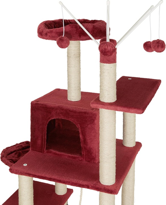 Produktbild tectake Lilou (165 cm, Weinrot)