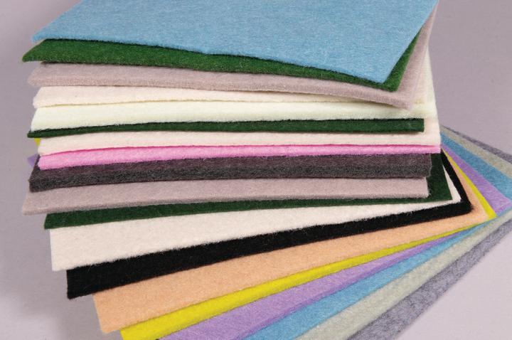 Actual product image Rayher Felt mix coloured