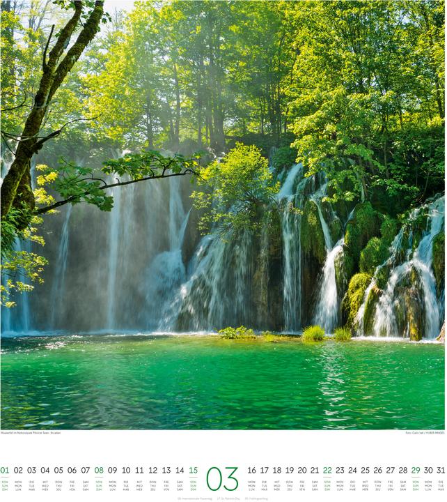 Image du produit Lichtblicke Kalender 2026 (48 x 54 cm, Couverture rigide, Allemand, Anglais, Français)