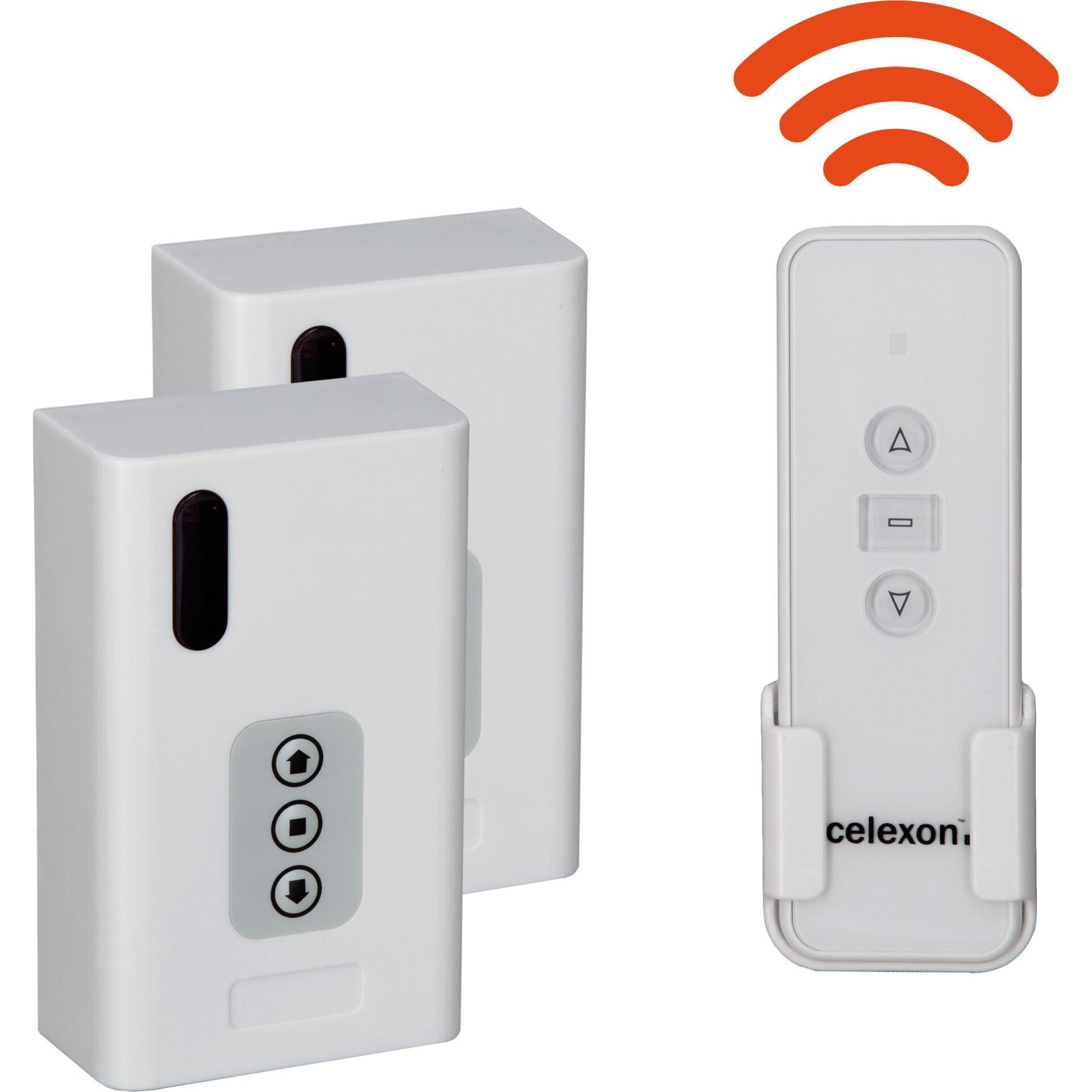 Thumbnail - Celexon Professional 2-Kanal Funkset (Sender / Empfänger), Leinwand Zubehör, Weiss