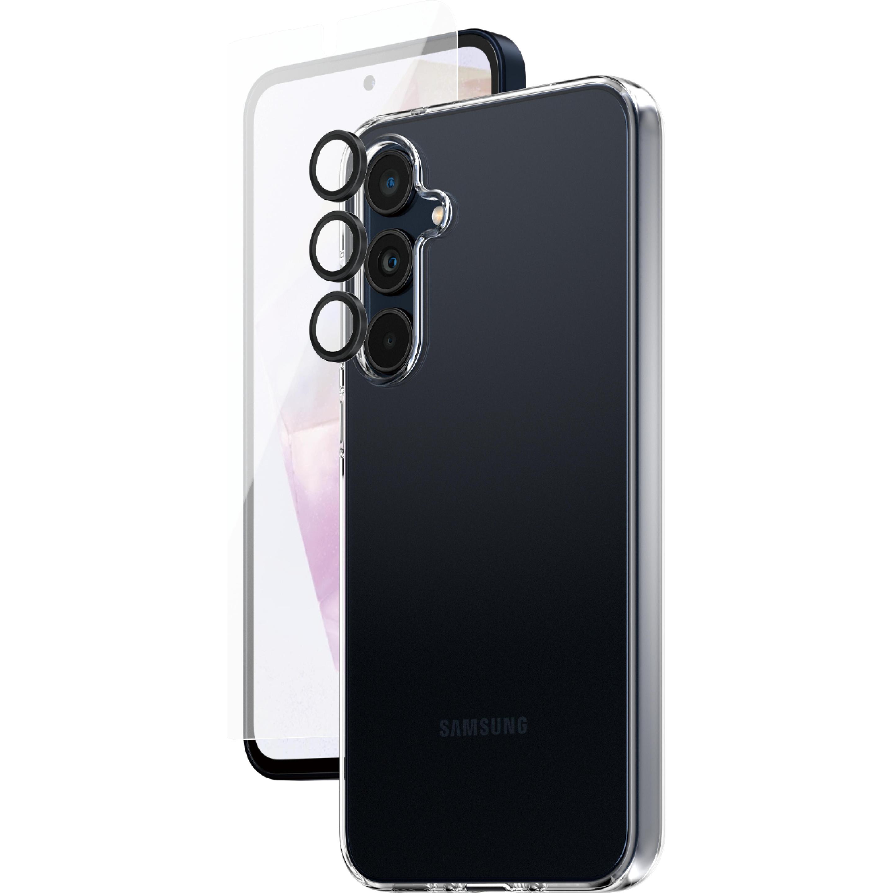 Thumbnail - Safe Edge to Edge Glass + Case (1 Stück, Samsung Galaxy A35, Samsung Galaxy A34 5G), Smartphone Schutzfolie, Transparent