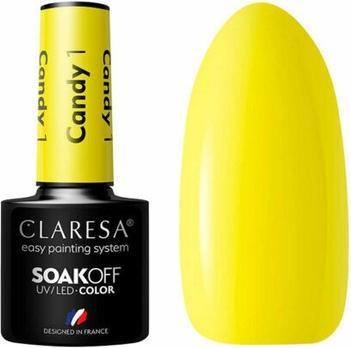 Claresa Soak Off Uv/Led Candy Gel Polish 1 5G (5 ml)