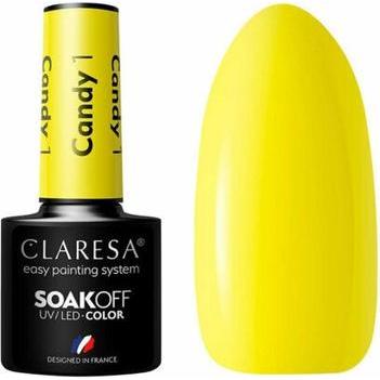 Claresa, Bodylotion, Soak Off Uv/Led Candy Gel Polish 1 5G (5 ml)