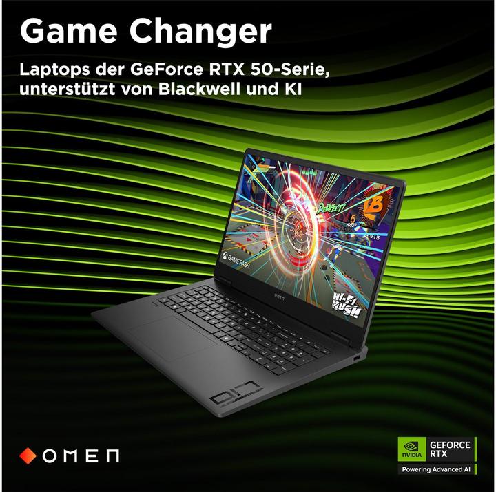 Actual product image HP Omen 17-db1180ng (17.30", 1000 GB, 32 GB, DE, AMD Ryzen AI 7 350)