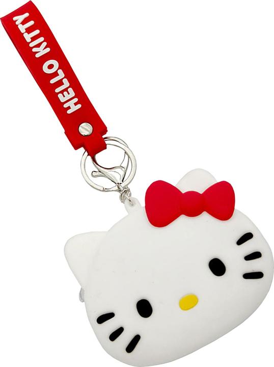 Actual product image Hello Kitty Keyring PVC Coin Purse