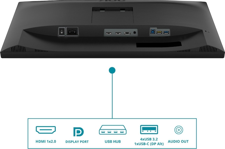 Actual product image AOC CU34V5C/BK (3440 x 1440 pixels, 34")