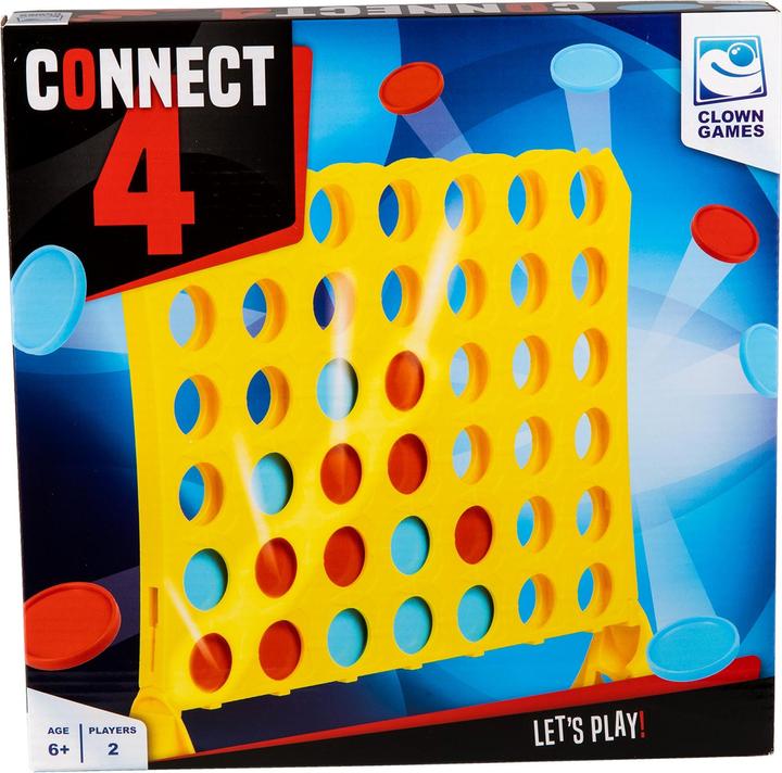 Actual product image Clown games Connect4 (Dutch, English, French, German, Italian, Spanish, 2 Players)