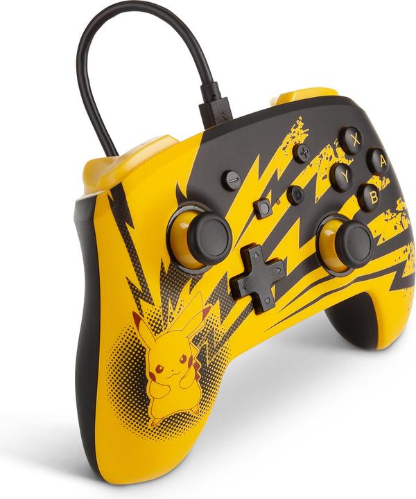 Immagine prodotto PowerA Controller Switch migliorato via cavo Fulmine Pikachu (Switch Lite, Switch)
